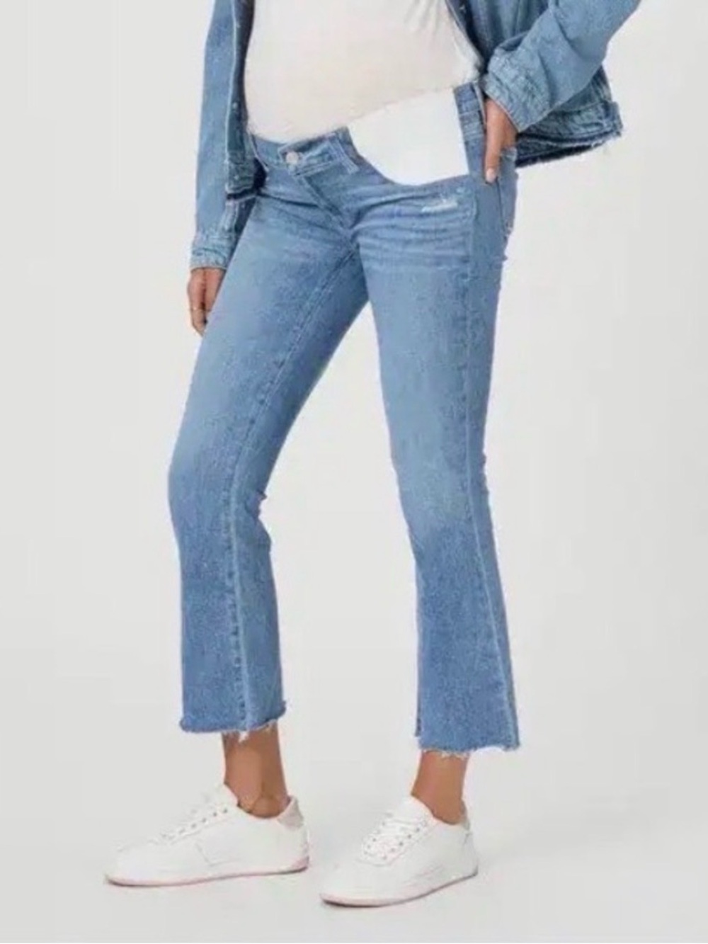 Paige maternity colette crop flare